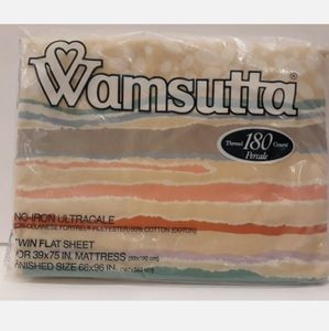 NEW Wamsutta Twin Vintage NOS Ultracale Percale Sheet